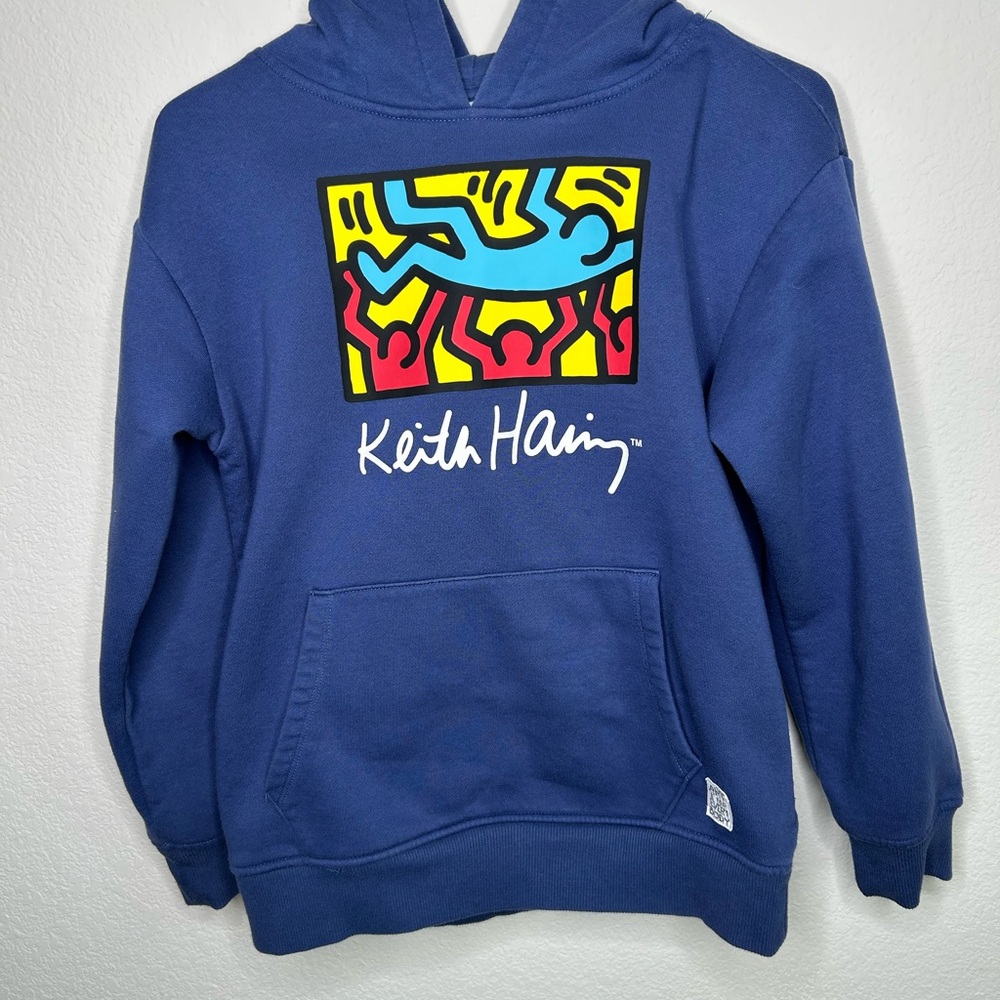 Blue Graphic Hoodie with Design